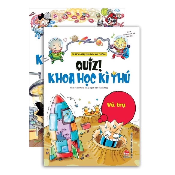 Sách - Quiz! Khoa học kì thú (trọn bộ)