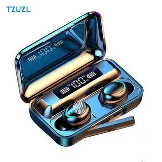 Tai Nghe Không Dây bluetooth 5.0 Tzzl F9-5C tws Với Màn Hình led Hiển Thị 2000mah Chống Thấm Nước