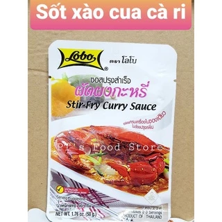 [Lobo Thái] Gia vị Sốt Xào Cua Cà Ri Lobo / Stir-Fry Curry Sauce gói 50gr 💯 Nhập khẩu chính hãng