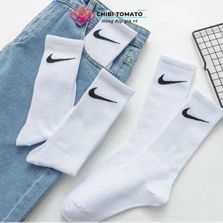 Tất vớ nữ cổ cao cổ ngắn sét 5 đôi đen nike adidas T24, T25, T26