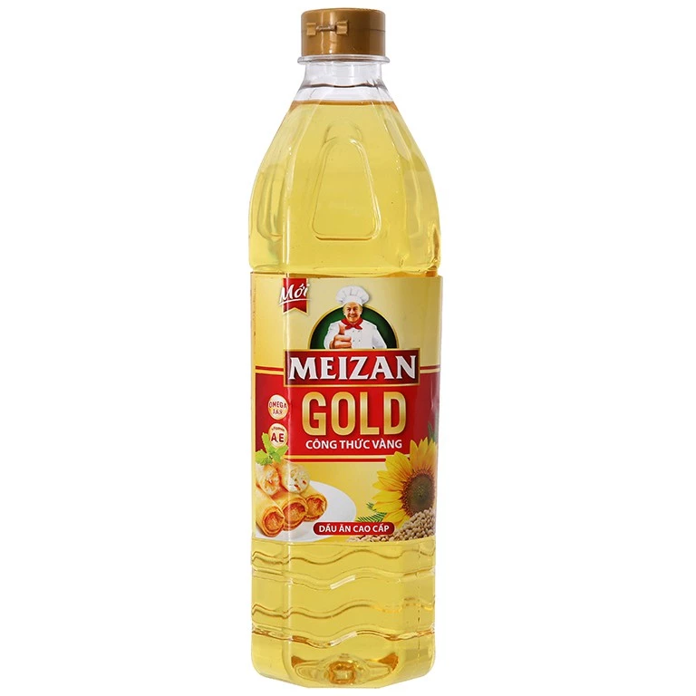 Dầu ăn cao cấp Meizan Gold chai 1 lít