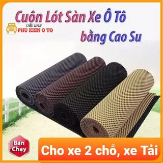 Thảm Lót Sàn, Lót Cốp ô Tô Bằng Cao Su 2 chỗ và xe tải-Vân 3D tạo độ bám cao, có khả năng chống trượt_phụ kiện xịn