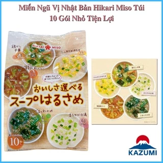 Miến Ngũ Vị Nhật Bản Hikari Miso Túi 10 Gói Nhỏ Tiện Lợi [DATE 2/2025]