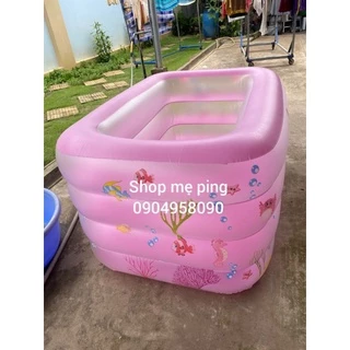 Bể bơi 4 tầng 1m2 cao 72cm cho bé