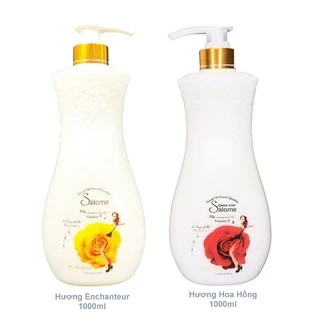 Combo 2 Chai Sữa tắm Salome sáng và dưỡng da tinh chất hương hoa hồng 1000ml - BX3510