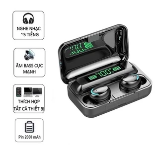 Tai Nghe Bluetooth Không Dây F9 Pro TWS 5.0 Có Micro Nghe Gọi Cảm Ứng Chạm Chơi Game Giảm Tiếng Ồn - F9Pro- Leli_store