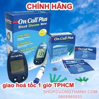 BỘ Máy đo thử lượng đường huyết tiểu đường trong máu tại nhà Mỹ On call Plus Bảo hành trọn đời