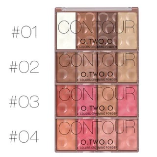 Bảng contour tao khối má hồng O.two.o