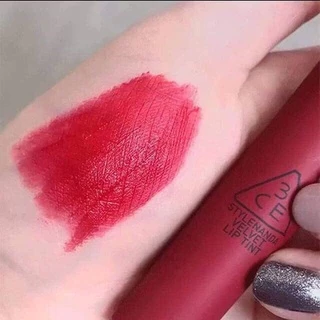 Son 3CE velvet lip tint màu đỏ lạnh mã Private