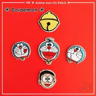 Set 1/5 miếng vá ủi hình nhân vật hoạt hình Doremon