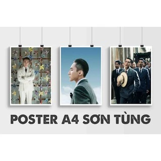 Poster Sơn Tùng A4 ép nhựa Chúng ta của hiện tại