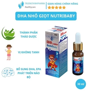 DHA nhỏ giọt, bổ sung DHA cho trẻ từ 0 tháng tuổi Nutribaby