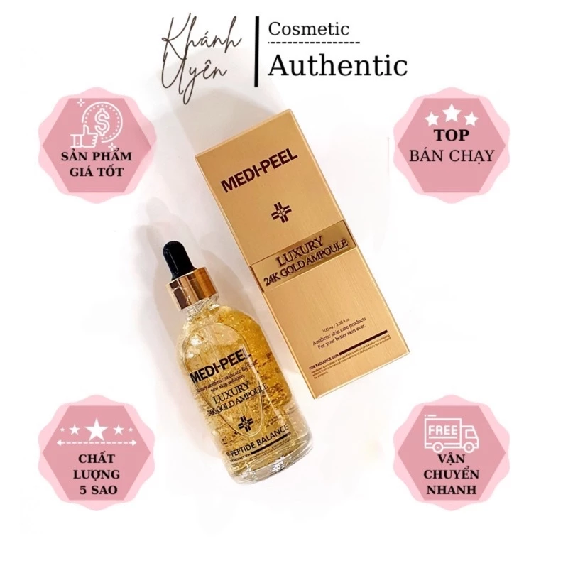 Serum vàng 24k Gold MEDIPEEL làm trắng da chống lão hóa tái tạo và săn chắc da Hàn Quốc 100ml