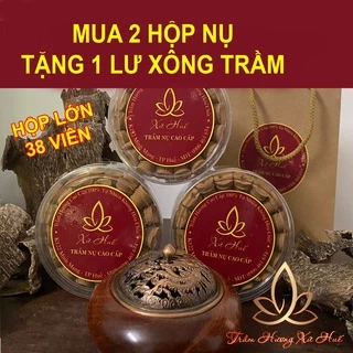 Nụ Trầm Hương Cao cấp, hoàn toàn từ tự nhiên, mua 2 hộp tặng 1 Lư xông Trầm