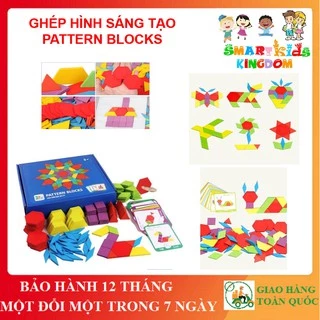 Ghép Hình Sáng Tạo - Pattern Blocks (155 chi tiết)