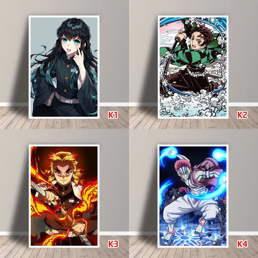 Tấm Postcard Cao Cấp Anime Kimetsu No YaiBa