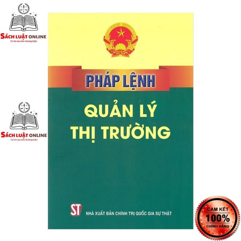 Sách - Pháp lệnh quản lý thị trường (NXB Chính trị quốc gia Sự thật)