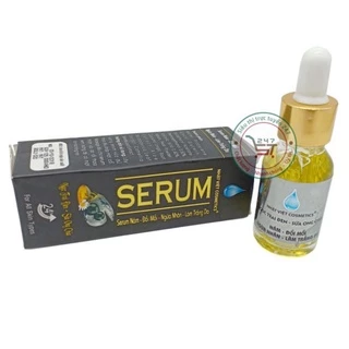 Serum Nám Tàn nhang Nhật Việt Ngọc trai đen Sữa ong chúa Trắng da Ngừa nhăn Đồi mồi 15ml (Đen)