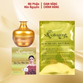 Kem face nhân sâm dưỡng trắng da giảm thâm nám tàn nhang hiệu quả Ncollagen Hân 25g 8938526572027