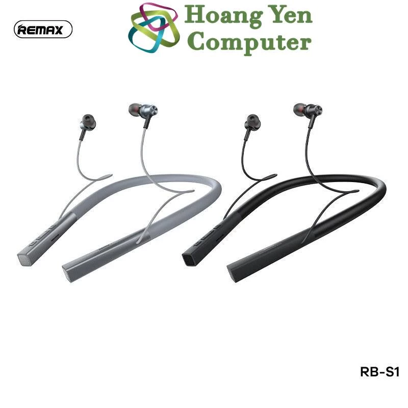 Tai Nghe Bluetooth Thể Thao Remax RB-S1 V5.1, Pin Trâu, Chất Âm Tốt - BH 12 Tháng - Hoàng Yến Computer