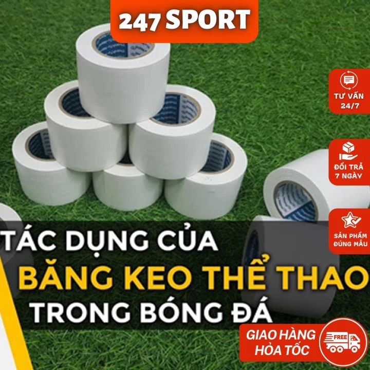 Băng keo thể thao nano, Băng quấn chống căng cơ, chống chấn thương bóng đá chuyên dụng