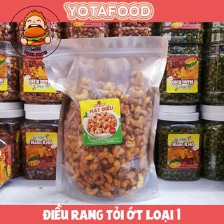 1Kg ( Túi Zip ) Hạt Điều Rang Tỏi Ớt ( Điều Nguyên ) tốt cho người ăn kiêng, giảm cân , eat clean từ Yotafood