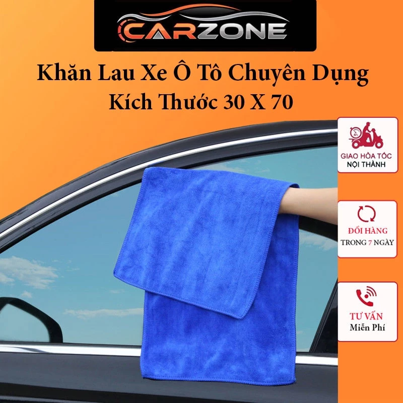 Khăn Lau Xe Chuyên Dụng Đa Năng Microfiber, Mềm Mịn Thấm Nước Hút Tốt, Rửa Xe Hơi,Ô Tô Xe Máy Tiện Lợi
