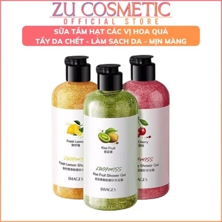 Sữa tắm hạt các vị hoa quả- tẩy da chết và làm sạch nhẹ nhàng làn da ZuzuCosmetic