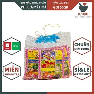 [COMBO 10 - SỈ] Bột Màu Thực Phẩm Đặc Biệt / Nhãn Hiệu Phi Cơ / Mỹ Hoà (Gói 50GR) Cam Kết Chất Lượng / An Toàn