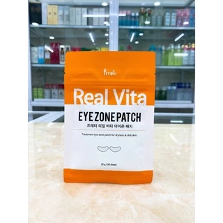 Mặt Nạ Mắt Làm Mờ Quầng Thâm Cải Thiện Nếp Nhăn Prreti Real Vita Eye Zone Patch 30 Miếng Hàn Quốc