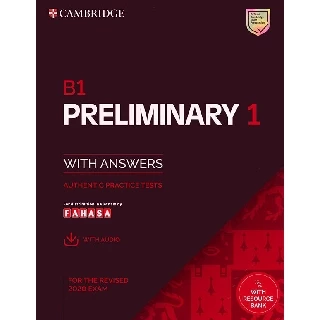 Sách - Cambridge B1 Preliminary English Test (PET) 1 - For the revised 2020 exam (kèm code online)