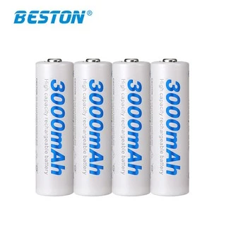 Pin sạc AA 3000maH chính hãng Beston Nicken / Khay sạc tự ngắt khi đầy 1.2v