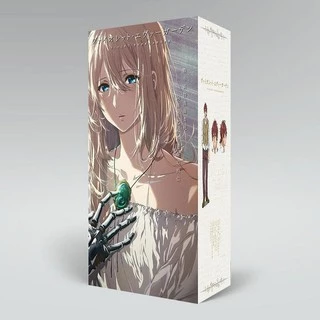 (150) Hộp quà Violet Evergarden hình chữ nhật đứng có bình nước ảnh dán vòng tay ảnh thẻ anime