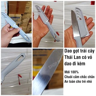 Dao gọt trái cây Thái Lan hàng loại 1 có vỏ dao đi kèm