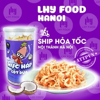 khô mực hấp nước dừa xé sợi🍟FREESHIP🍟khô mực tẩm gia vị 250g LHYFOOD đồ ăn vặt Hà Nội vừa ngon vừa rẻ