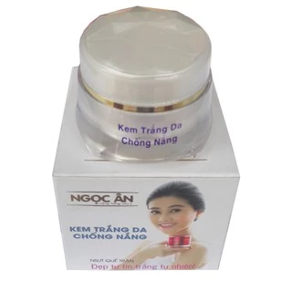 Kem dưỡng da ngọc ân hoa anh dào dưỡng trắng da chống nắng 12g