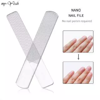 Hộp dụng cụ dũa móng tay Monja bằng kính nano sáng bóng chất lượng cao