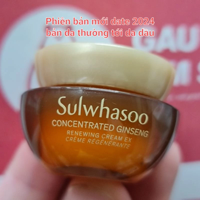 [Date2026 da dầu]Kem Nhân sâm chống lão hoá đàn hồi gấp 3 lần Sulwhasoo Concentrated (5ml)