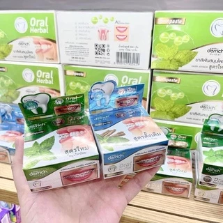 Kem đánh răng Oral Herbal Thái Lan cho người niềng răng, giúp răng thơm tho trắng và sạch