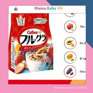 Ngũ cốc Calbee nội địa Nhật 750G Mama Baby VN