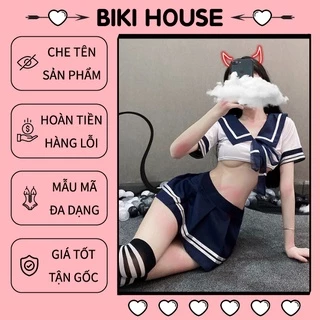Đồ ngủ sexy cosplay học sinh Nhật Bản đáng yêu đồng phục nữ sinh amine gợi cảm dễ thương BIKI HOUSE N762 - HCM - Hỏa Tốc
