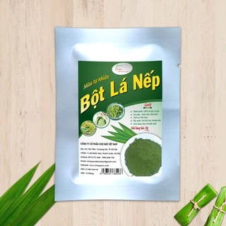 Bột Lá Nếp (Lá Dứa) Gói 20gr Sấy Lạnh nguyên chất 100% từ lá nếp dứa Hàng Loại 1 chuyên dùng làm bánh, thạch, đồ uống