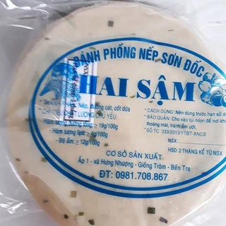 Bánh phồng nếp đặc biệt đặc sản Bến Tre 50 cái chưa nướng