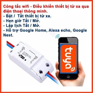 Công Tắc Thông Minh Điều Khiển Từ Xa Qua WIFI, 3G, 4G (Tuya Smart Basic)