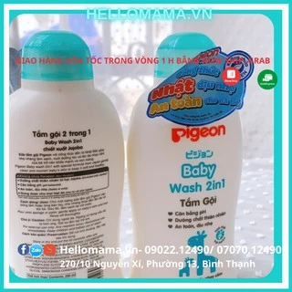 Sữa tắm gội cho bé Pigeon 2 trong 1 tiện lợi, dịu nhẹ cho da bé-Hellomama.vn
