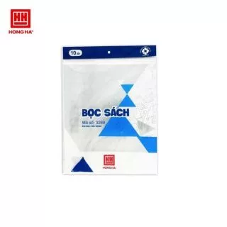 Tập 10 bọc sách giáo khoa chương trình mới Hồng hà mã 3269( Kích thước1 90X265mm )