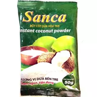 50g bột cốt dừa sanca - coconut powder