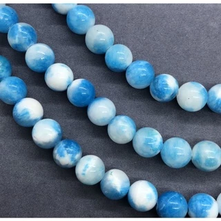 Chuỗi Hạt Đá Persian Chalcedony Tự Nhiên Kích Thước 6/8/10mm Dùng Làm Trang Sức