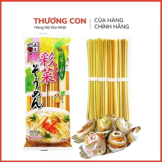 Mì somen rau củ ngũ sắc cho bé ăn dặm từ 8 tháng, mì somen Itsuki Nhật Bản 320g, Date T12/2026