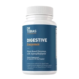 Viên men tiêu hoá giảm đầy hơi khó tiêu Dr. Tobias Digestive Enzymes 30 viên USA